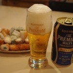 大寅 - 天ぷらにはやっぱりビールでしょう？？？