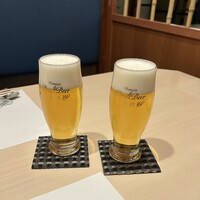 銀座 蟹 あかつき - プレミアム生ビール熟撰