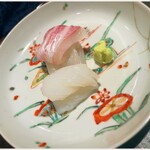 礒田 - 明石の鯛　白いか