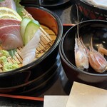 旬菜の味わい がら里 - エビ美味かった