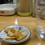 やきとん道場 三鶴 - お通し渋い！オススメ行っとこう☆