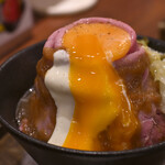 ローストビーフ大野 - ローストビーフ丼定食 Healthy(M / シャリアピンソース)@税込1,210円