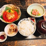 うまいものあり 孝太郎 - 本日のランチ（金華サバトマト煮）