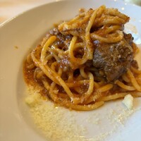 トラットリア グランボッカ - ラグーパスタ、肉ごろごろ