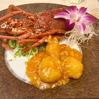 赤坂 桃の木 - 伊勢海老の四川風チリソース