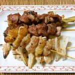 Sumibi Yakitori Itadori Shiogama Ekimae Ten - 各式鹽味烤雞串