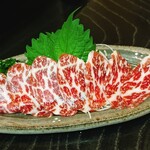 津軽三味線ライヴハウス 杏 - 霜降り馬刺し