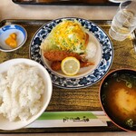キッチン喜多川 - エビフライ定食　1600円