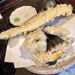 蕎麦切り 才屋 - 天ぷら蕎麦の天ぷら