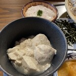 日本料理 筑膳 - 自然薯が入った豆腐