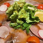 フレンチビストロ Tchin-Tchin GORO 神田駅前店 - 鮮魚のカルパッチョ