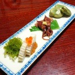 石ばし - 突き出し