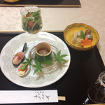 Nihon Ryouri Echizenkani Ryouri Yanagimachi - 前菜と先付