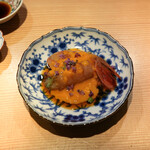 東麻布 天本 - ボタン海老のうに紹興酒漬