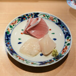 東麻布 天本 - 福井ぶり,野付の天然帆立