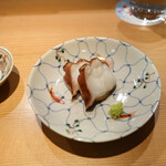 東麻布 天本 - 鴨居タコ塩のみ