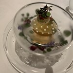 ラ・リベリュール - 伊達いわなとマイクロハーブサラダ