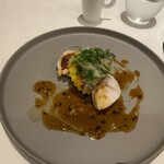 ラ・リベリュール - 伊勢海老とメヌケ　白子のラヴィオリ