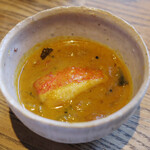 スパイスカフェ - 2024年クリスマスランチコース(7000円)の金目鯛カレー