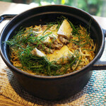 スパイスカフェ - 2024年クリスマスランチコース(7000円)の鮑のビリヤニ