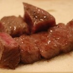 鉄板焼ステーキ 一ッ葉ミヤチク - 