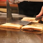 鉄板焼ステーキ 一ッ葉ミヤチク - 