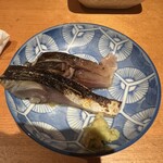 SUSHI TOKYO TEN、 - 銚子産の炙りシメ鯖