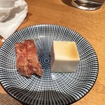 SUSHI TOKYO TEN、 - たらこ炙りと湯葉豆腐