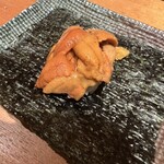 SUSHI TOKYO TEN、 - 根室のバフンウニ