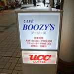 Bujizu - CAFE BOOZY'S・看板(2014.03)