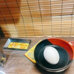 一蘭 - 半熟塩ゆでたまご  ¥140