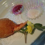 中国レストラン 胡蝶花 - 蟹の手の揚げ物