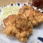 ラーメン 天 - Aセット (ラーメン、ライス、唐揚げ(2コ入)) 950円