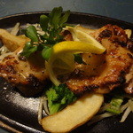 洋食屋ZEN - ⑧岩手あべ鶏のスパイシーレモンソテー