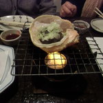 むかしばなし - カニ味噌甲羅焼き