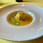 長江SORAE - フカヒレと肉団子パンプキンソース