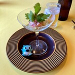 長江SORAE - シャキシャキジャガイモと蟹の冷製