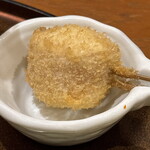 串亭 - 半熟うずら、ベーコンチーズ