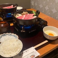 すき焼きと牛まぶし ももしき - 