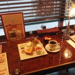 つくし珈琲 - 利用した席（24番）