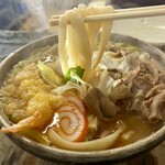 糸庄 本店 - 手延べされたうどんは香りも良い。