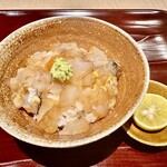 そば 六郷 - 耶馬渓の新米のケジャンご飯