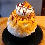 中町氷菓店  果実と氷 吉祥寺 - かぼちゃとカスタード、焦がしキャラメル2100円