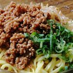 ミニストップ - 料理写真:麺たっぷり300gと大豆ミンチ炒め冷し坦々まぜそば
