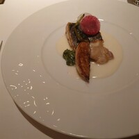 レ セゾン - 寒鰆にレモンと海藻の香り 蕪と蛤と共に