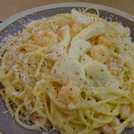 ジューダバレリーノ - 海老とｶﾌﾞのｸﾘｰﾑｿｰｽﾊﾟｽﾀ