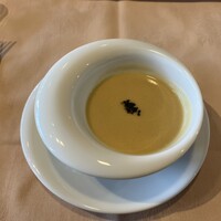 特選近江牛レストラン ティファニー - スープ　さつまいも