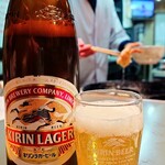 居酒屋 味平 - 瓶ビール（キリンラガービール・633ｍｌ）※オトナの義務教育（笑）