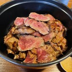 湯の岳庵 - ビフテキ丼