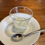 湯の岳庵 - デザートのゼリー